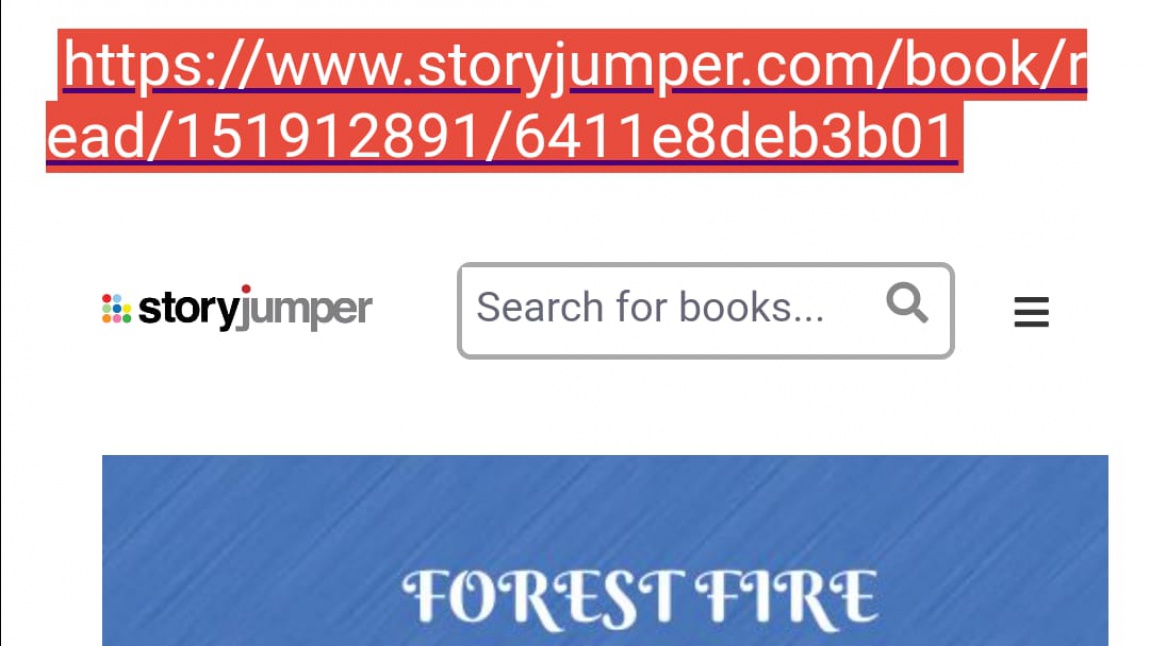 Orman Yangınları Konulu E-Kitap Çalışmamız